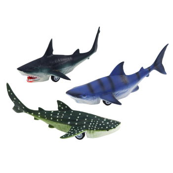 Figurki Pojazdy Zwierzęta Morskie Napęd Frykcyjny Rekin Orka 6 Szt
