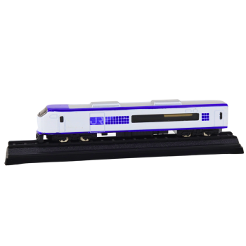 Model Kolekcjonerski Pociąg Wagon 1:48 Metalowy Biało-Niebieski