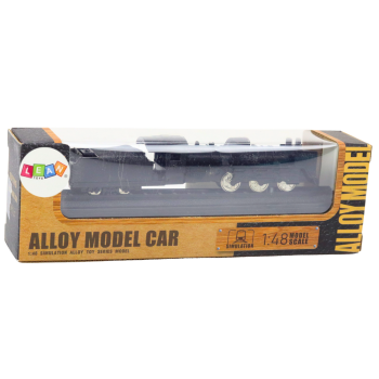 Model Kolekcjonerski Pociąg Wagon Lokomotywa 1:48 Metalowy Czarny