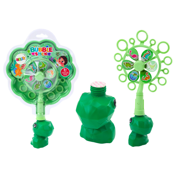 Bańki Mydlane Wiatraczek Dinozaur Tacka Zielony