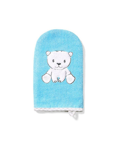 Myjka do kąpieli bambusowa niebieska BabyOno