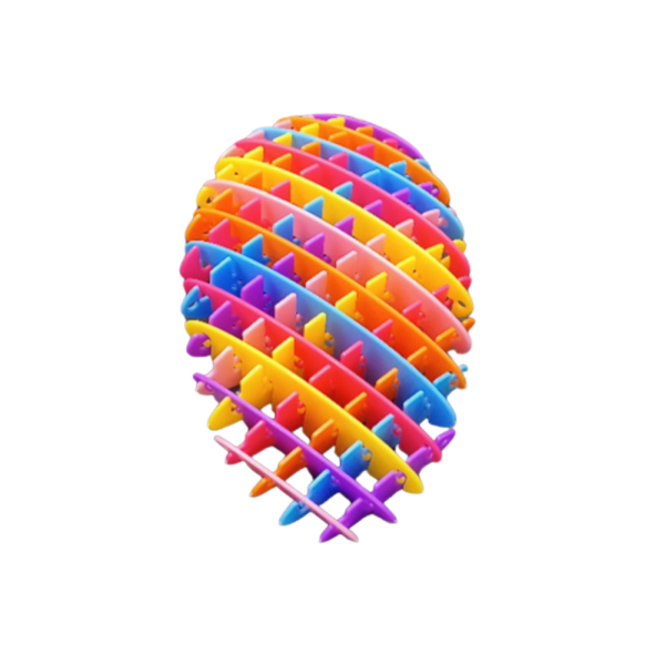 Zabawka Tęczowa Antystresowa Elastyczna Sensoryczna Kolorowa 10cm