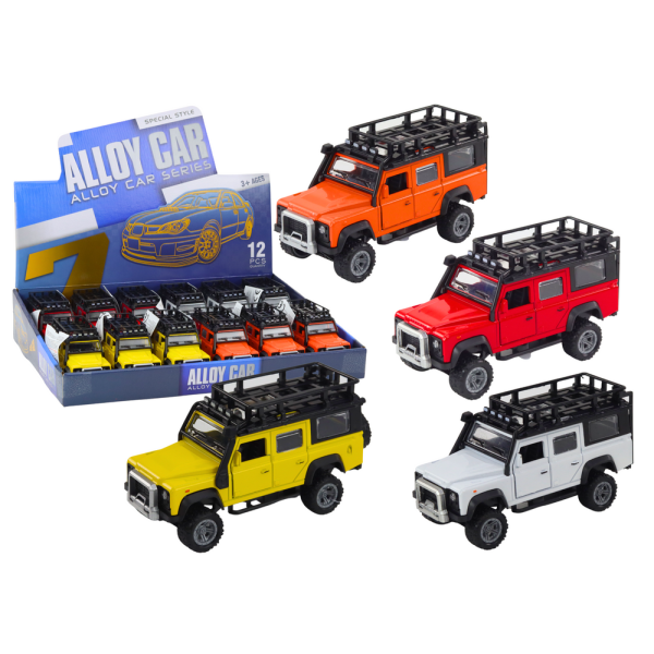 Autko Terenowe 1:32 Światła Dźwięki Napęd Otwierane Drzwi Metalowy