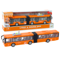Autobus Przegubowy Miejski 1:16 Napęd Światła Dźwięki Napęd Pomarańczowy
