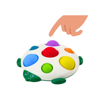 Żółw Sensoryczny Zabawka Tablica Edukacyjna Wypustki Pop-It