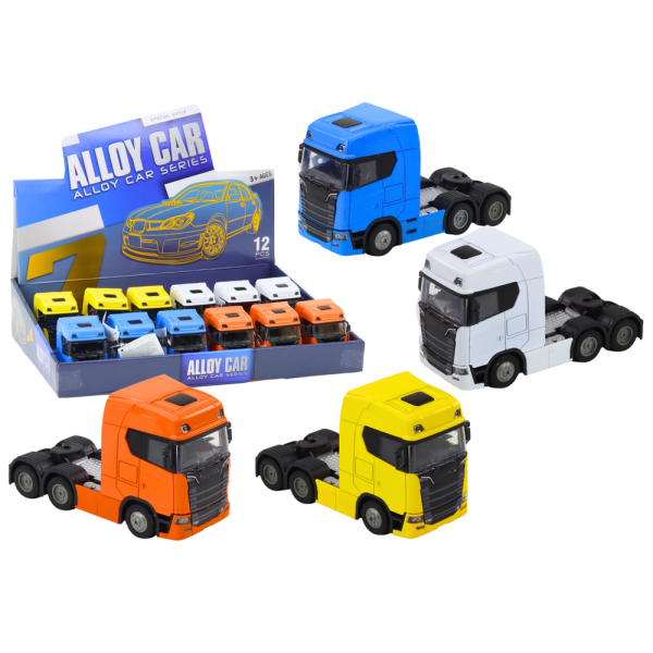 Ciężarówka Bez Naczepy 1:32  Odchylana Buda Metalowa Światła Dźwięki Napęd