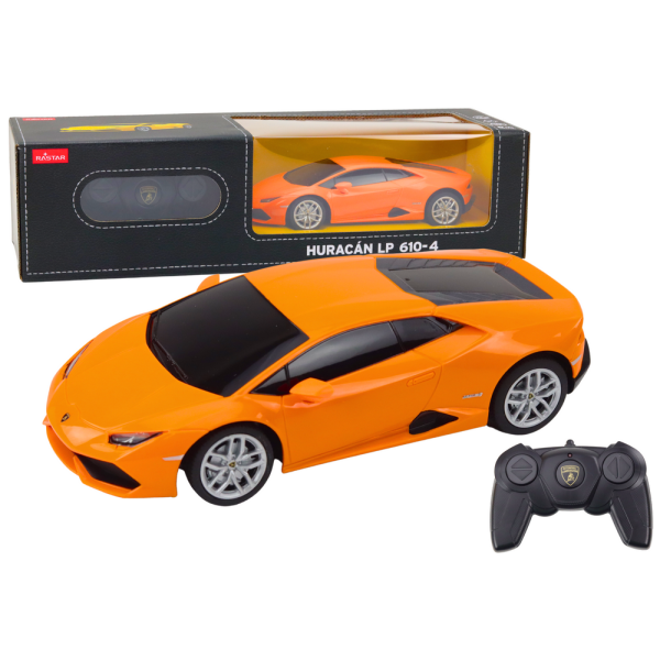 Auto R/C Lamborghini Huracan 1:24 Rastar Pomarańczowy