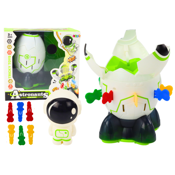 Gra Zręcznościowa Kosmonauta Wyskakujący Z Rakiety Kosmos