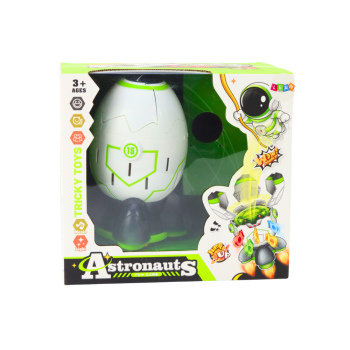 Gra Zręcznościowa Kosmonauta Wyskakujący Z Rakiety Kosmos