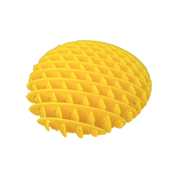 Zabawka Fidget Żółta Antystresowa Elastyczna Sensoryczna 10cm