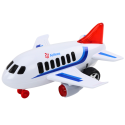 Samolot Pasażerski Światła Dźwięki Napęd Biały