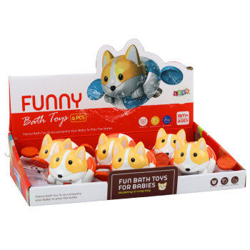 Mechaniczna Zabawka Do Kąpieli Nakręcana Lisek w Kółku