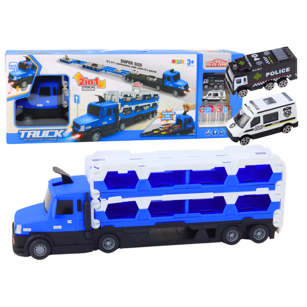 Lora Laweta Tor Wyścigowy 2w1 Światła Dźwięki Znaki Autka Niebieska