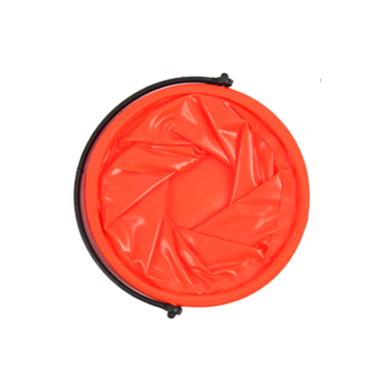 Wiaderko Składane Wielofunkcyjne PCV Do Wody Pomarańczowe