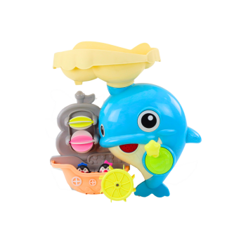 Zestaw Do Kąpieli Zabawka Do Wody Delfin Niebieski