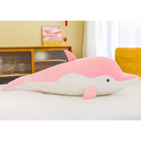 Maskotka Pluszowy Delfin Różowy 70 cm
