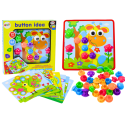 Puzzle Obrazkowe Kolorowe Przyciski Do Uzupełniania 12 Obrazków