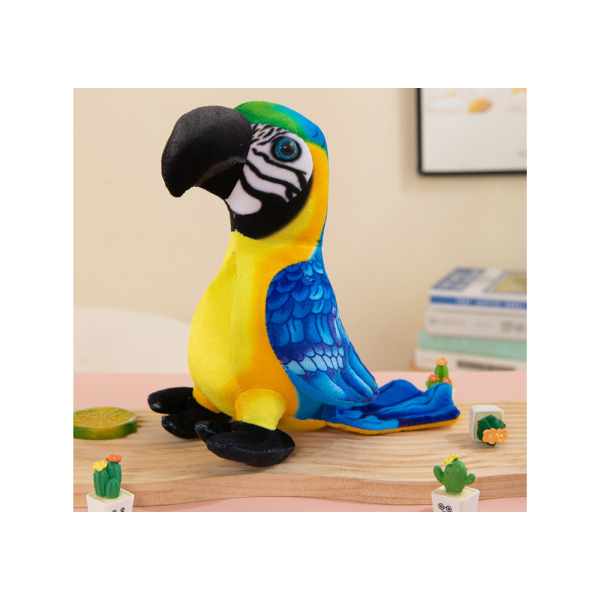 Maskotka Pluszowa Papuga Żółta 20 cm