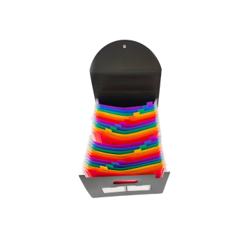 Organizer Teczka Z Przegródkami Kolorowa Zakładki Dokumenty A4