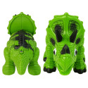 Interaktywny Dinozaur Triceratops Para Wodna Dźwięk Zielony
