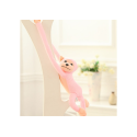 Maskotka Pluszowa Małpka z Dźwiękiem Różowa 80 cm