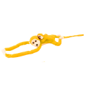 Maskotka Pluszowa Małpka z Dzieckiem Żółta 70 cm
