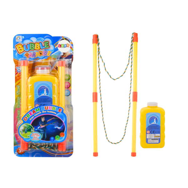 Zestaw Do Ogromnych Baniek Mydlanych Sznurek Płyn 500ml