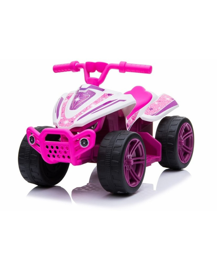 Quad na akumulator TR1805 Biało-różowy