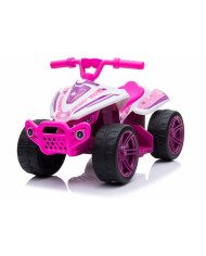Quad na akumulator TR1805 Biało-różowy