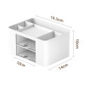 Organizer Do Przechowywania Na Biurko Szufladki Biały