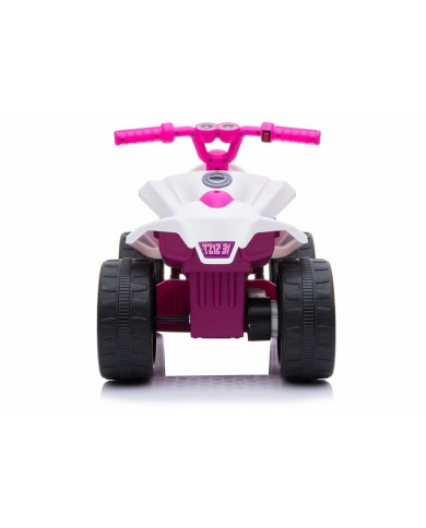 Quad na akumulator TR1805 Biało-różowy