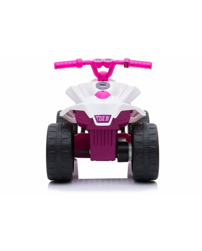 Quad na akumulator TR1805 Biało-różowy