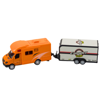 Autko Terenowe Z Łodzią Lub Kamperem Napęd Metalowe