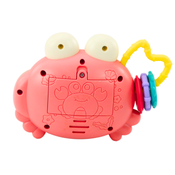 Krab Aparat Grzechotka Projektor Na Baterie Dźwięki Różowy