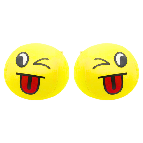 Miękka Piłeczka Piłka Buźka Emoji Żółta 9cm