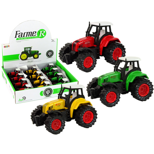 Traktor Ciągnik Resorak Metalowy z Napędem