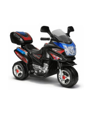 Motor Na Akumulator HC8051 Dla Dzieci Czarny Ścigacz Światła Led Dźwięki