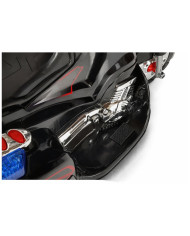 Motor Na Akumulator HC8051 Dla Dzieci Czarny Ścigacz Światła Led Dźwięki