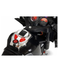 Motor Na Akumulator HC8051 Dla Dzieci Czarny Ścigacz Światła Led Dźwięki