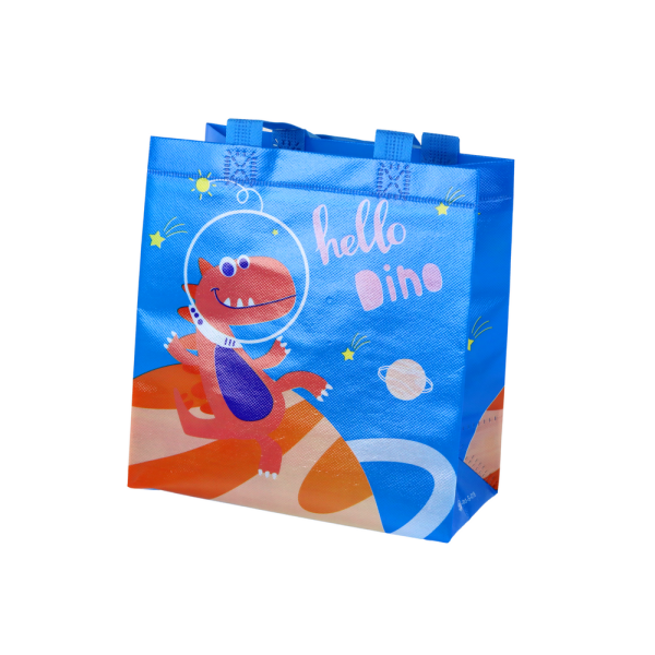Torba Prezentowa Dinozaur Niebieska 23cm x 21,5cm x 11cm