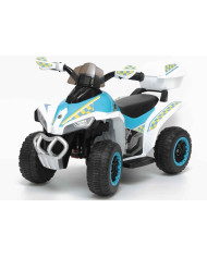 Quad na Akumulator GTS1188-A Światła LED Muzyka Schowek Biały Policyjny
