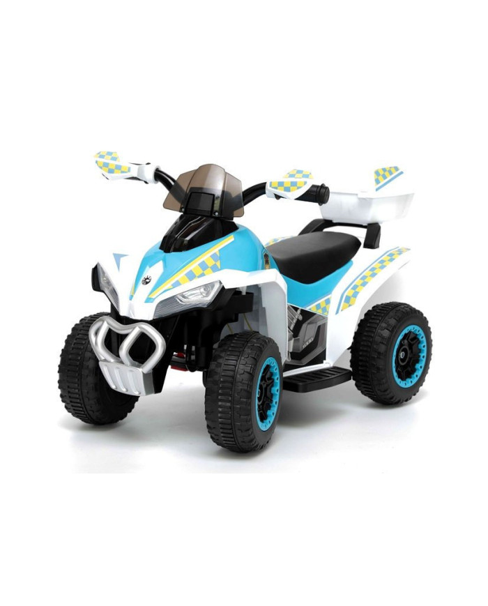 Quad na Akumulator GTS1188-A Światła LED Muzyka Schowek Biały Policyjny