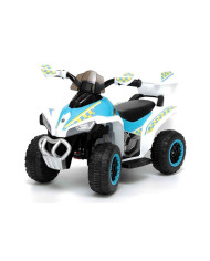 Quad na Akumulator GTS1188-A Światła LED Muzyka Schowek Biały Policyjny