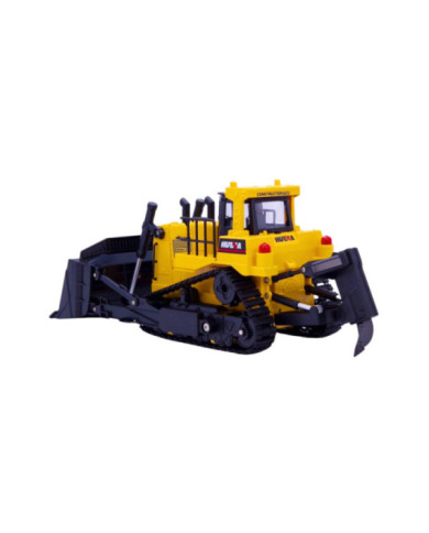Spychacz Buldożer Koparka Huina Metalowy Model Budowlany 1:50