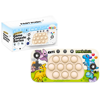 Gra Zręcznościowa Konsola Pop It 4 Tryby Gry Dinozaury