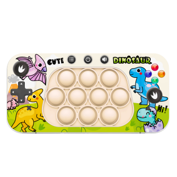 Gra Zręcznościowa Konsola Pop It 4 Tryby Gry Dinozaury
