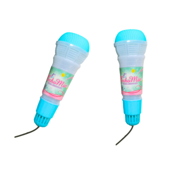 Mikrofon Dziecięcy Echo Światła Niebieski