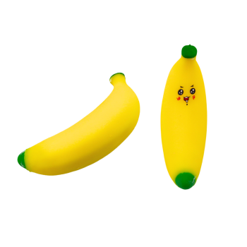 Gniotek Banan Rozciągliwy Gumowy Żółty