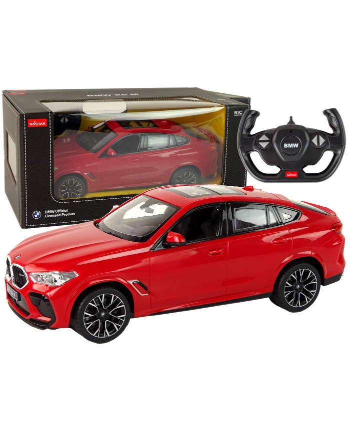 Auto Samochód Zdalnie Sterowany RC BMW X6 Rastar Pilot Czerwone 1:14