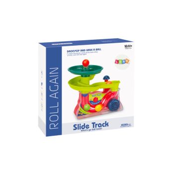 Fontanna Zjeżdżalnia Dla Kulek Piłek Dźwięki Kolorowa